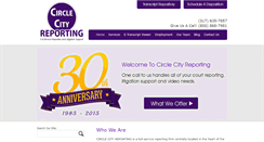 Desktop Screenshot of circlecityreporting.com